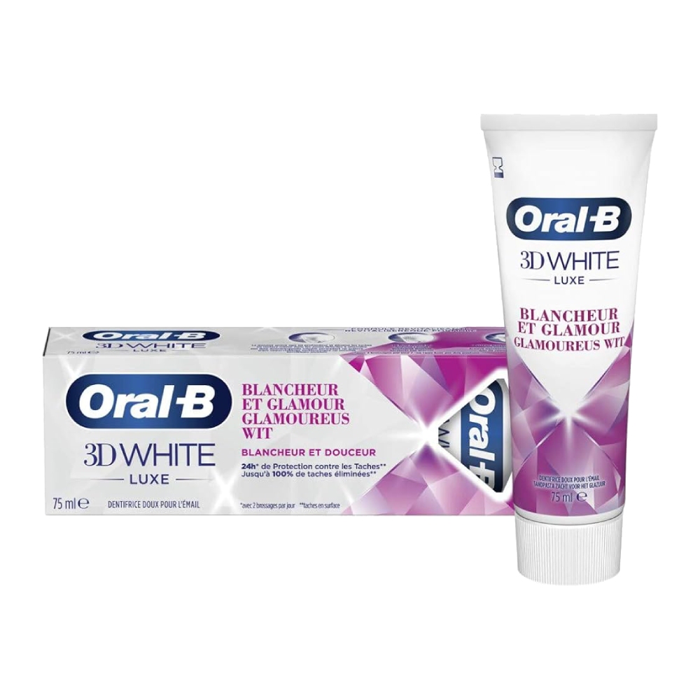 خمیر دندان سه کاره اورال بی Oral-B مدل White Luxe حجم 75 میل