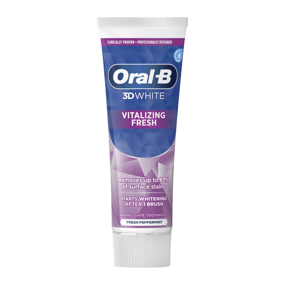 خمیر دندان سه کاره اورال بی Oral-B مدل Vitalizing Freshحجم 75 میل