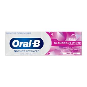 خمیر دندان سفید کننده اورال بی Oral-B مدل Glamorous White حجم 75 میل