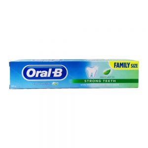 خمیر دندان اورال بی Oral-B lng مدل Strong Theeth افزایش سفیدی و درخشانی دندان وزن 140 گرم