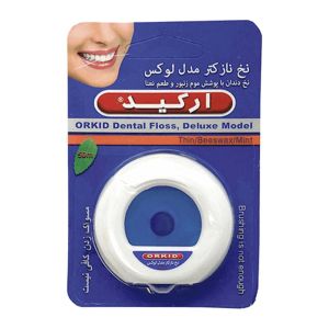 نخ دندان ارکید Orkid مدل Deluxe لوکس با طعم نعنا طول 50 متر