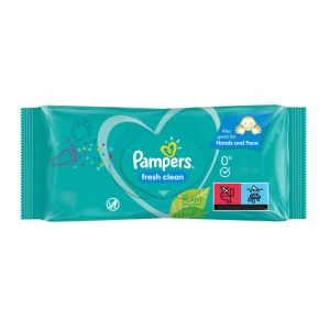 دستمال مرطوب کودک پمپرز Pampers مدل Fresh Clean بسته 52 عددی