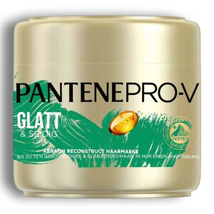 ماسک مو Pantene Pro-V سری Kertain Reconstruct Hair مدل Glattt And Seidig حجم 300 میل