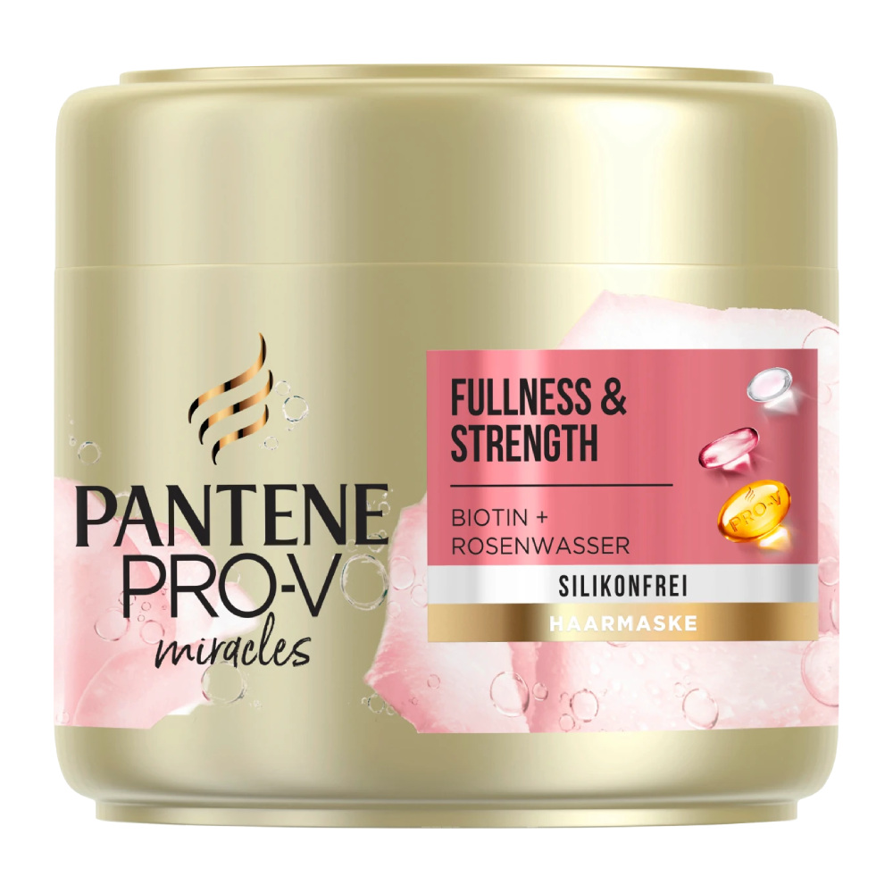 ماسک مو Pantene Pro-V سری Miracles مدل Fullness And Strength حجم 300 میل