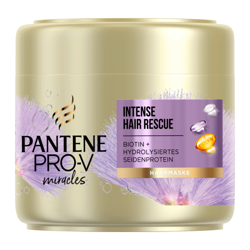 ماسک مو Pantene Pro-V سری Miracles مدل Intense Hair Rescue حجم 300 میل