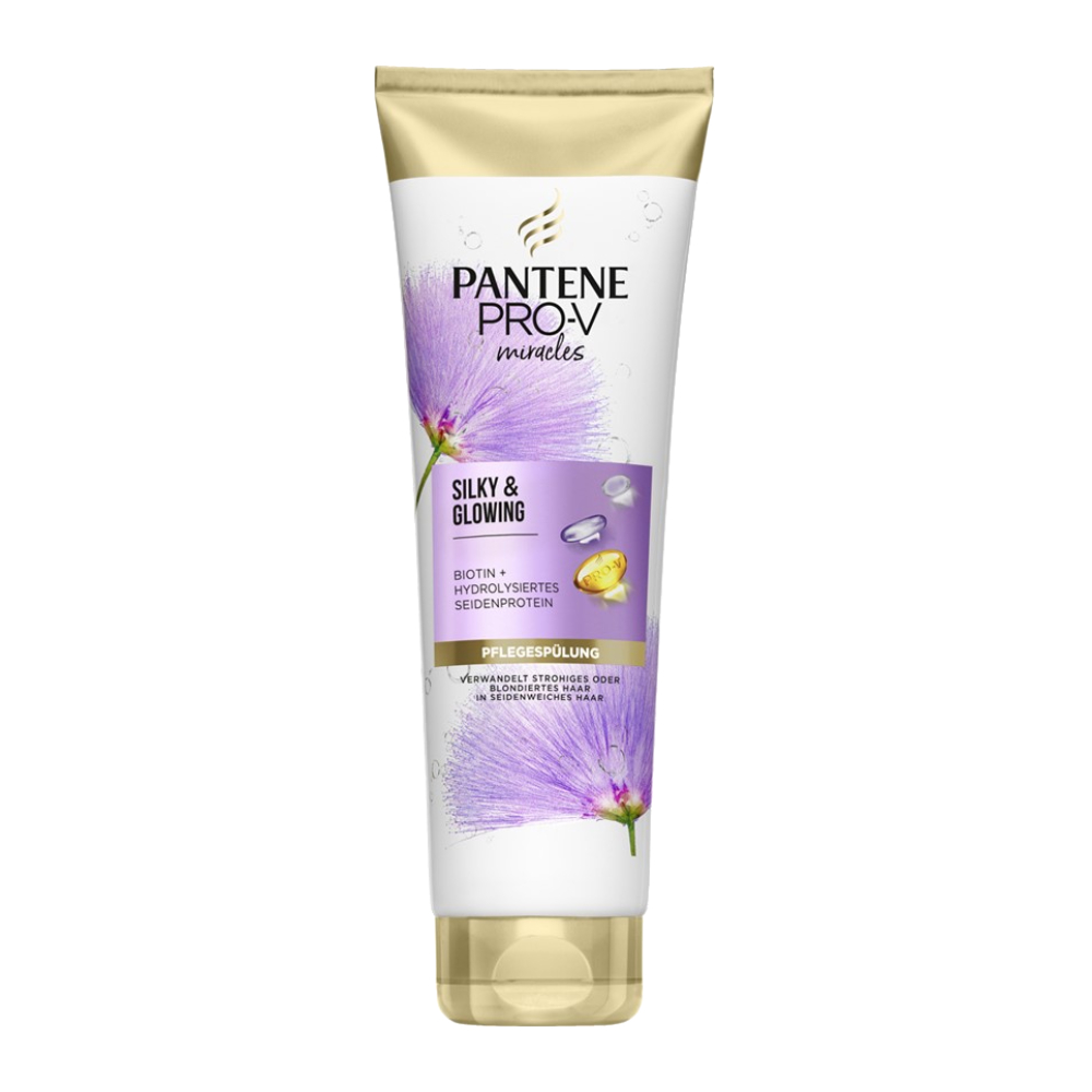 ماسک مو پنتن Pantene سری Miracles مدل Silky & Glowing حجم 160 میل