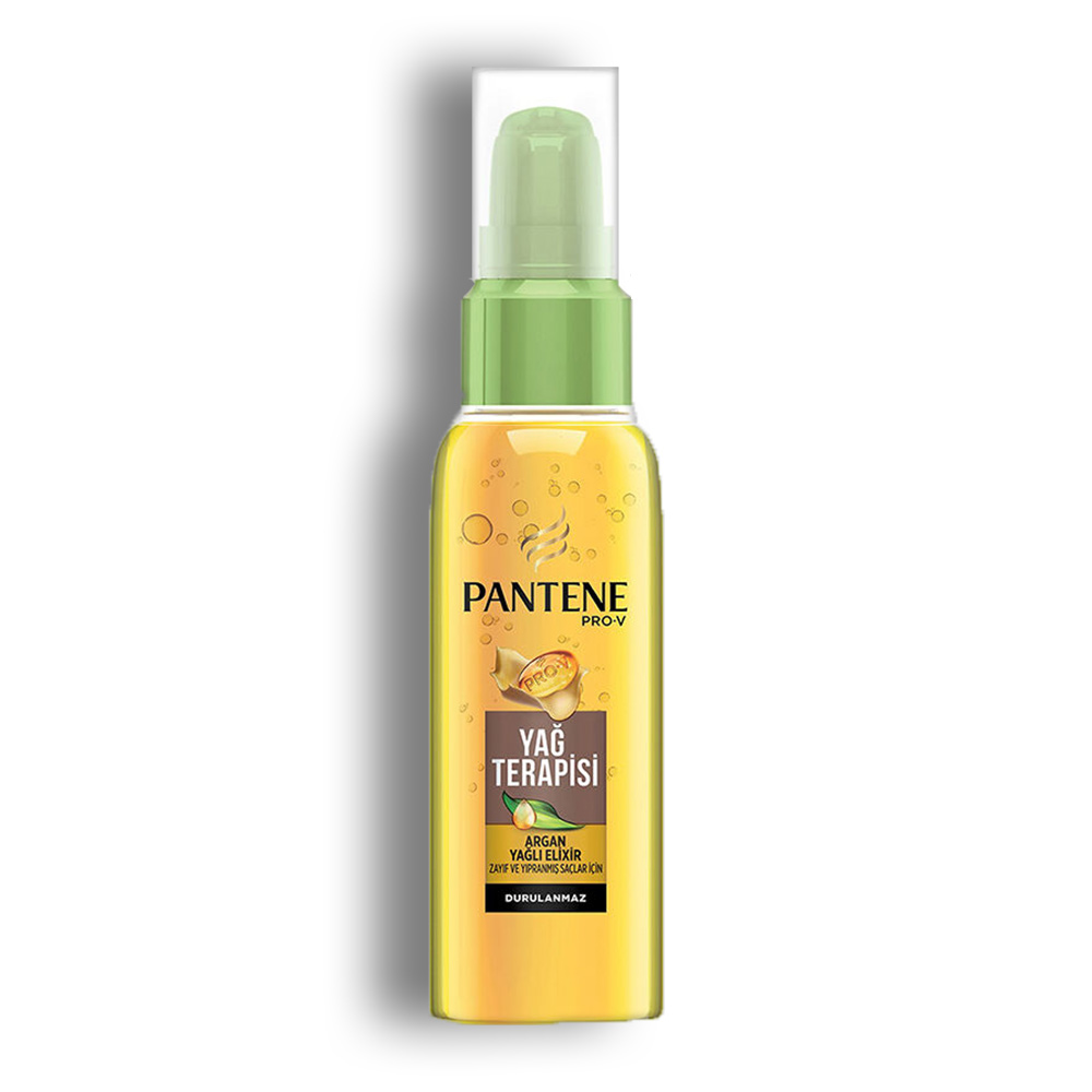 روغن ترمیم مو حاوی آرگان Pantene سری Pro-V مدل Yag Therapisi حجم 100 میل