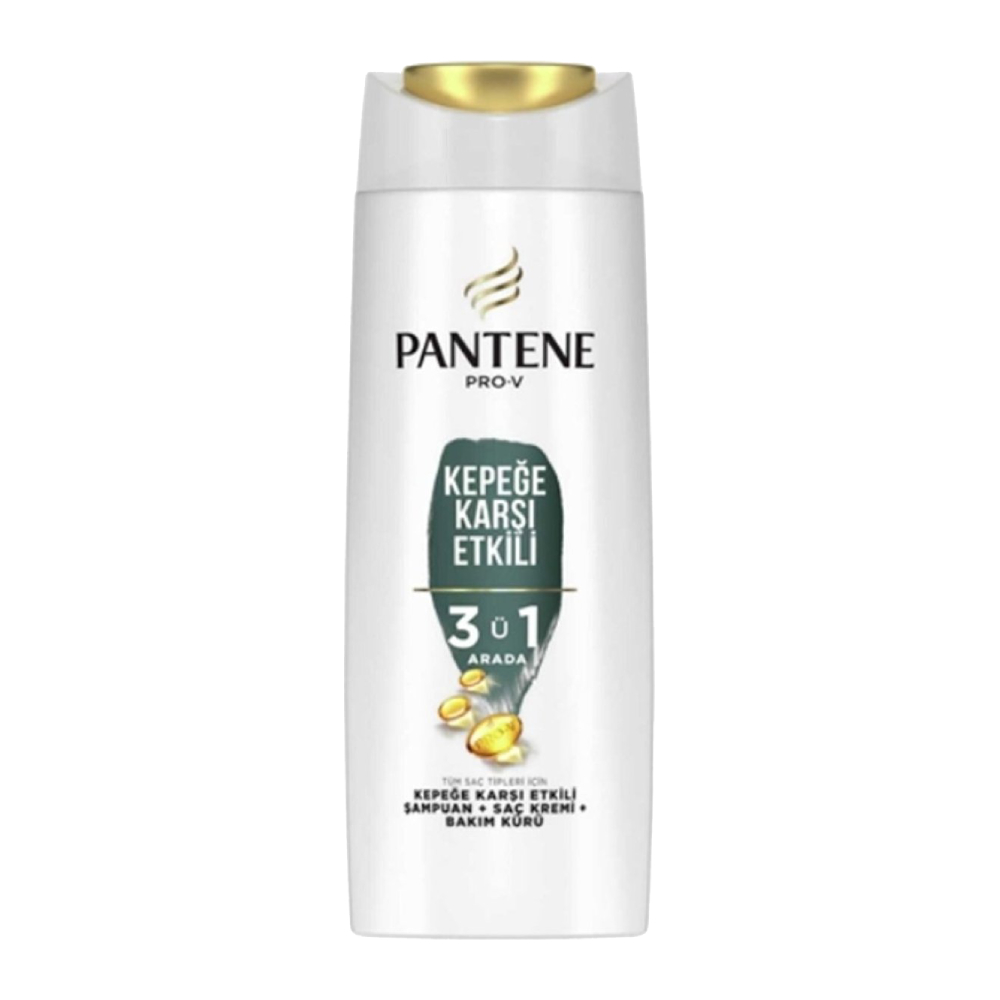 شامپو سه کاره ضدشوره پنتین Pantene سری Pro V مدل Effective Against Dandruff حجم 350 میل