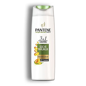 شامپو موی سر Pantene سری Pro-V 3-in-1 مدل Smooth and Sleek حجم 470 میل