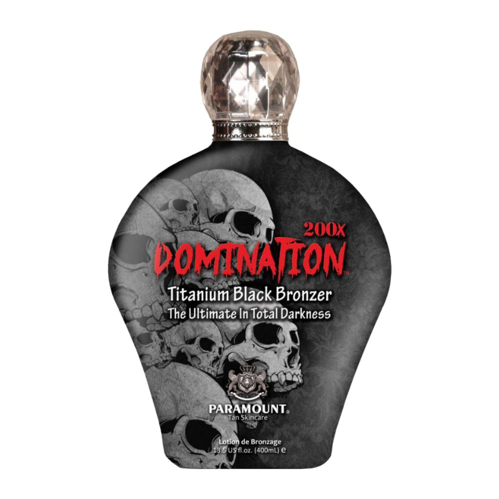لوسیون سولاریوم پارامونت Paramount مدل Domination سیاه تیتانیومی حجم 400 میل