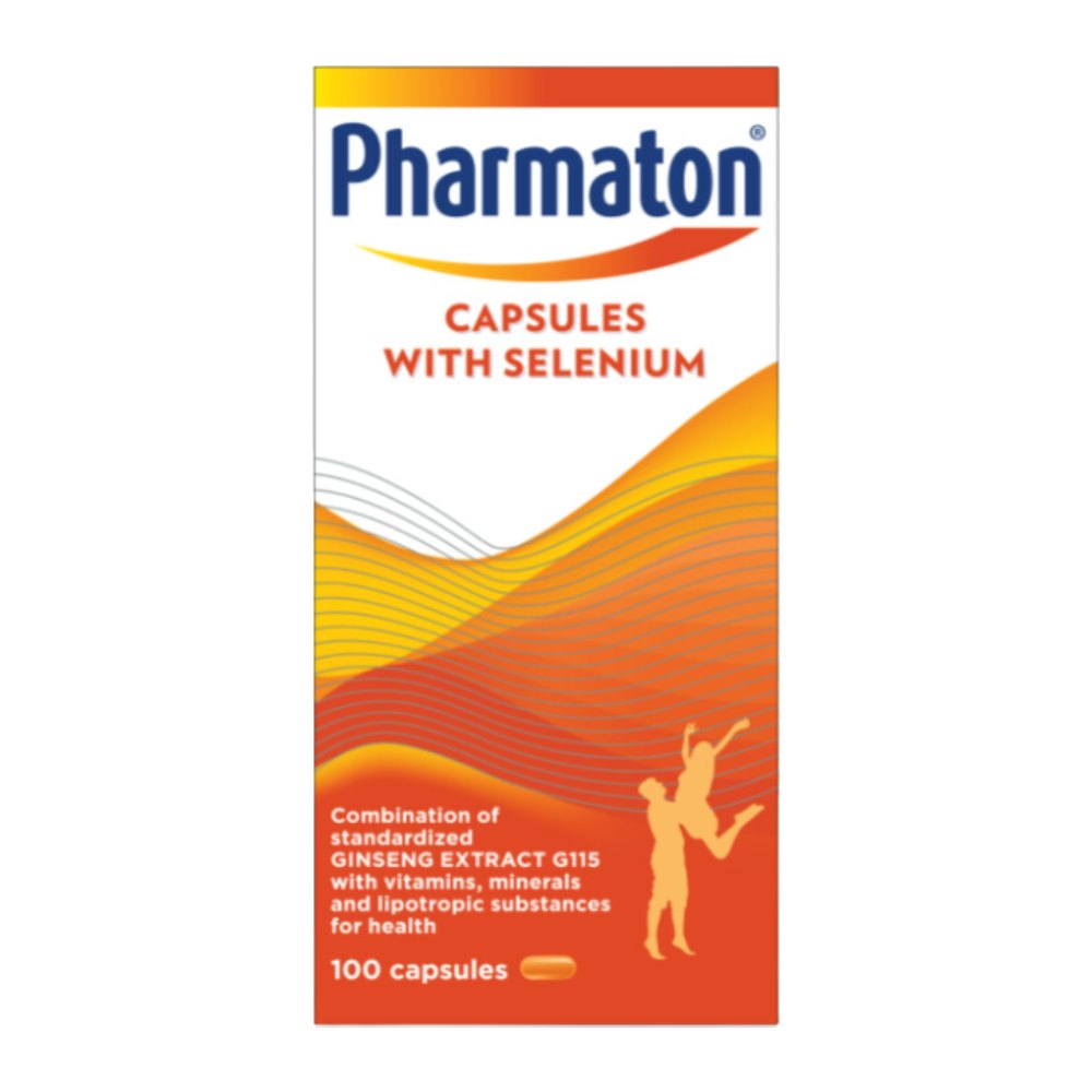 کپسول تقویتی فارماتون Pharmaton مدل Vitality مولتی ویتامین و مواد معدنی تعداد 100 عدد