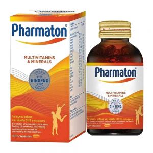 کپسول تقویتی فارماتون Pharmaton مدل Vitality مولتی ویتامین و مواد معدنی تعداد 100 عدد