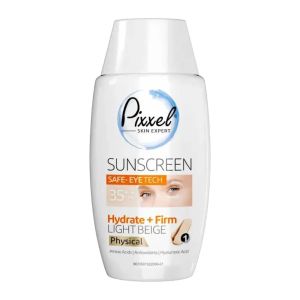 ضد آفتاب فیزیکال رنگی پیکسل Pixxel مدل Light Beige مناسب دور چشم حجم 50 میل