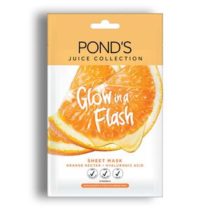 ماسک لایه ای Ponds سری Juice Collection مدل Orange Nectar وزن 20 گرم