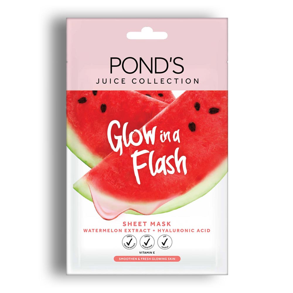 ماسک لایه ای Ponds سری Juice Collection مدل Watermelon Extract وزن 20 گرم