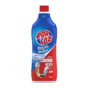 ژل لوله باز کن Por-Coz مدل Ekstra Guclu عملکرد فوق العاده سریع حجم 1000 میل