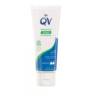 کرم آبرسان پوست QV مدل Moisturizing Cream مناسب پوست حساس حجم 100 میل