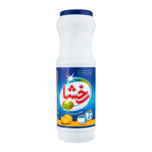 پودر تمیز کننده سطوح رخشا Rakhsha رایحه لیمو وزن 500 گرم