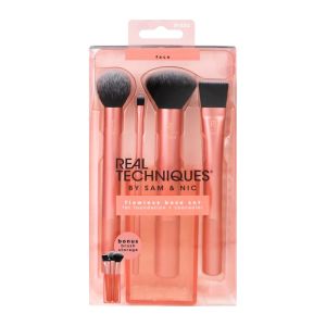 ست براش آرایش ریل تکنیکس Real Techniques مدل Flawless Base بسته 4 عددی