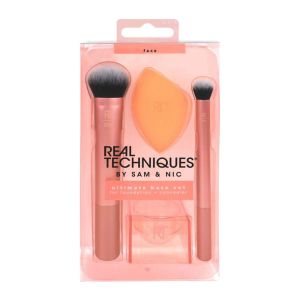 ست براش و بلندر آرایش ریل تکنیکس Real Techniques مدل Ultimate Base بسته 3 عددی