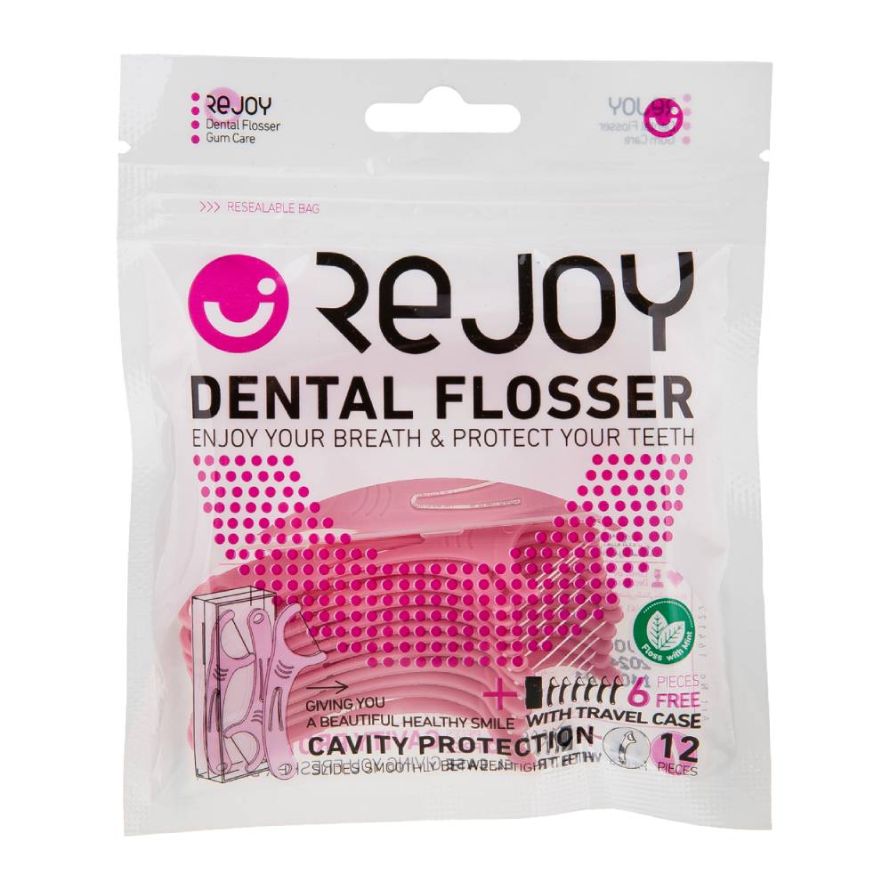 نخ دندان کمانی ریجوی Rejoy مدل Cavity Protection محافظ لثه بسته 18 عددی