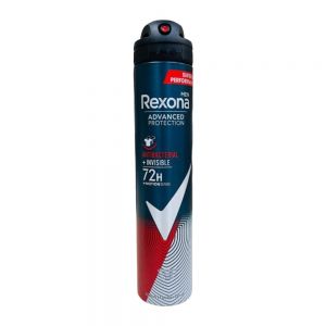 اسپری ضد تعریق مردانه رکسونا Rexona مدل Antibacterial + Invisible حجم 200 میل