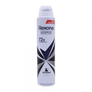 اسپری بدن ضد تعریق رکسونا Rexona سری Advanced Protection مدل Invisible مناسب آقایان حجم 200 میل