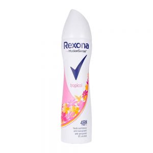 اسپری بدن ضد تعریق رکسونا Rexona سری Motion Sense مدل Tropical مناسب بانوان حجم 200 میل