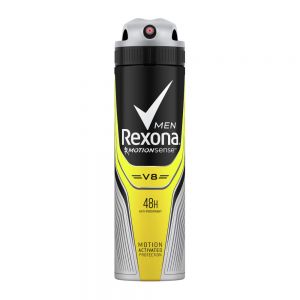 اسپری ضد تعریق مردانه رکسونا Rexona مدل V8 بدون ایجاد حساسیت حجم 150 میل