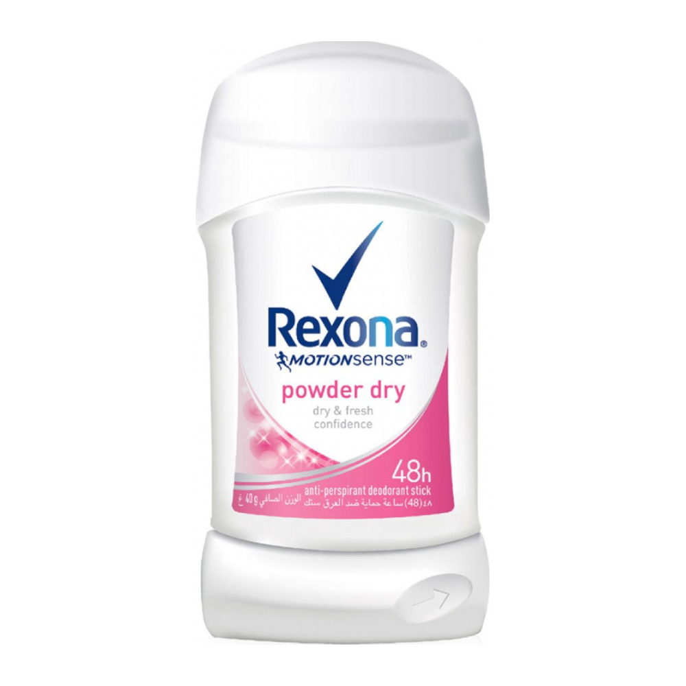 استیک ضد تعریق زنانه رکسونا Rexona مدل Powder Dry وزن 40 گرم