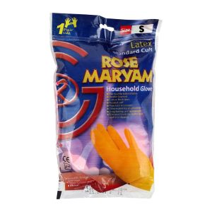 دستکش خانگی ساق کوتاه رز مریم Rose Maryam سایز کوچک بسته 1 جفتی