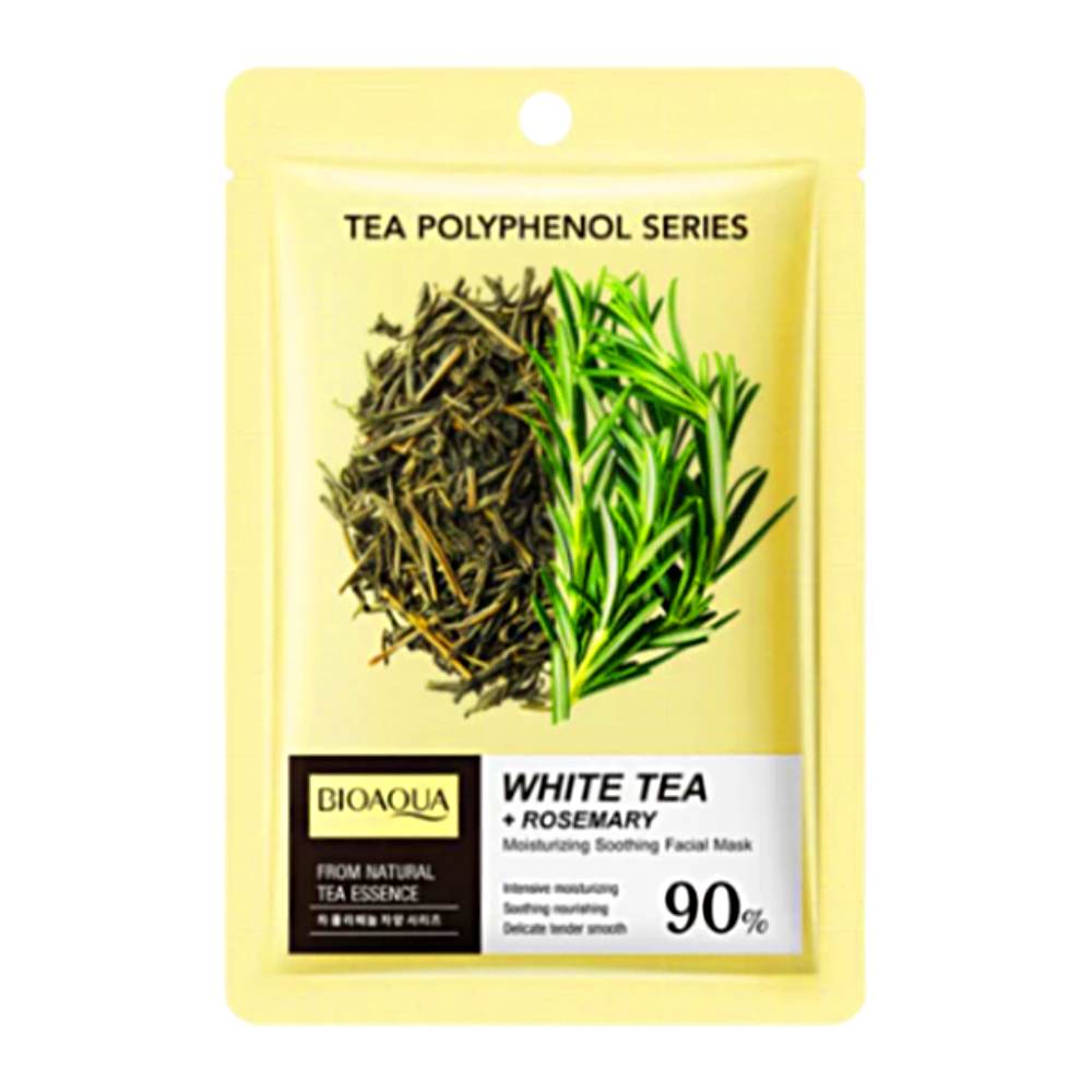 ماسک ورقه ای صورت Sadoer مدل White Tea Rosemary چای سفید و رزماری حجم 25 میل