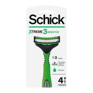 خودتراش شیک Schick مدل Xtreme 3 Sensitive ضد حساسیت بسته 4 عددی