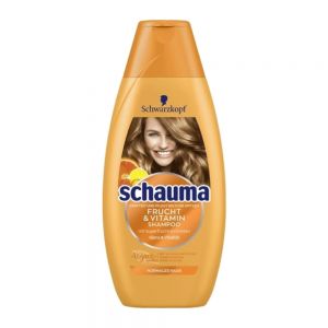 شامپو تقویت کننده مو زنانه شاوما Schauma مدل Super fruit And Vitamin حجم 400 میل