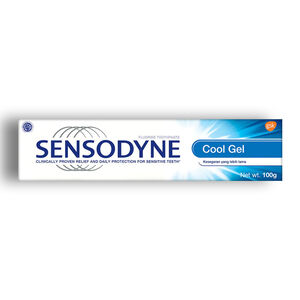 خمیر دندان Sensodyne مدل Cool Gel حاوی فلوراید حجم 100  گرم
