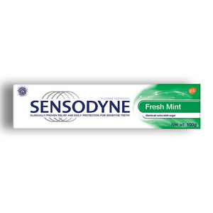 خمیر دندان Sensodyne مدل Fresh Mint حاوی فلوراید حجم 100 گرم