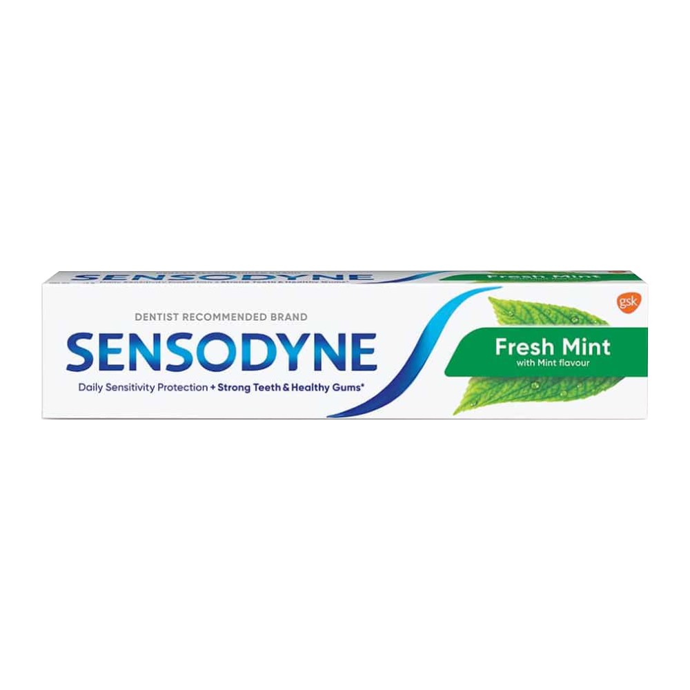 خمیر دندان سنسوداین Sensodyne مدل Fresh Mint حاوی عصاره نعنا تازه حجم 75 میل