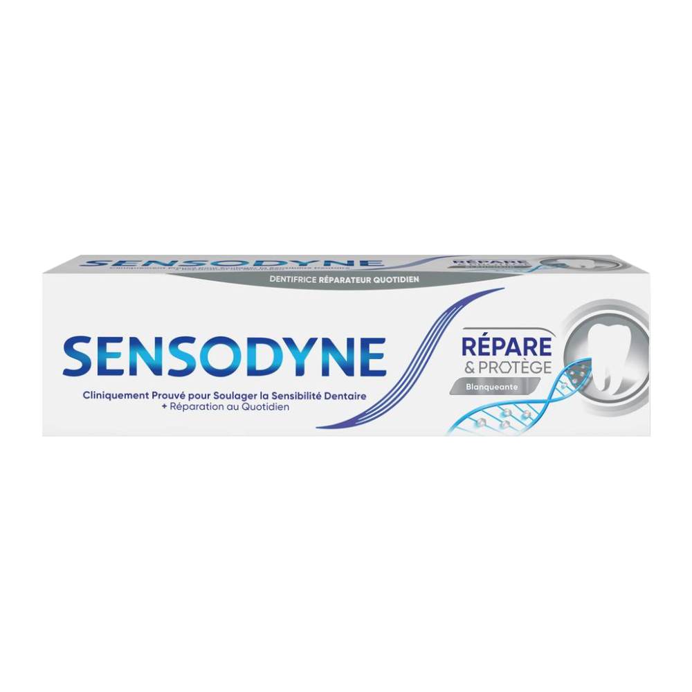 خمیر دندان ترمیم کننده سنسوداین Sensodyne سری Repair And Protect مدل Branqueadora حجم 75 میل