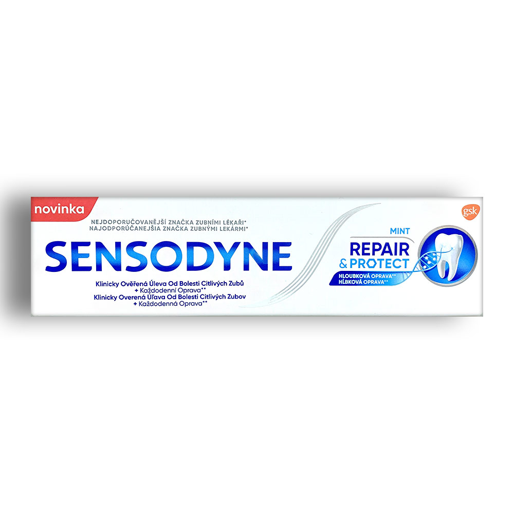 خمیردندان Sensodyne سری Repair and Protect  مدل Mint حجم 75 میل