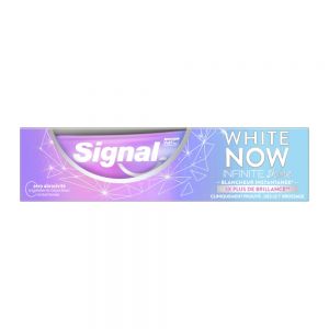 خمیر دندان سفید کننده سیگنال Signal سری White Now مدل Infinite Shine حجم 75 میل