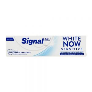 خمیر دندان سفید کننده سیگنال Signal سری White Now مدل Sensitive حجم 75 میل