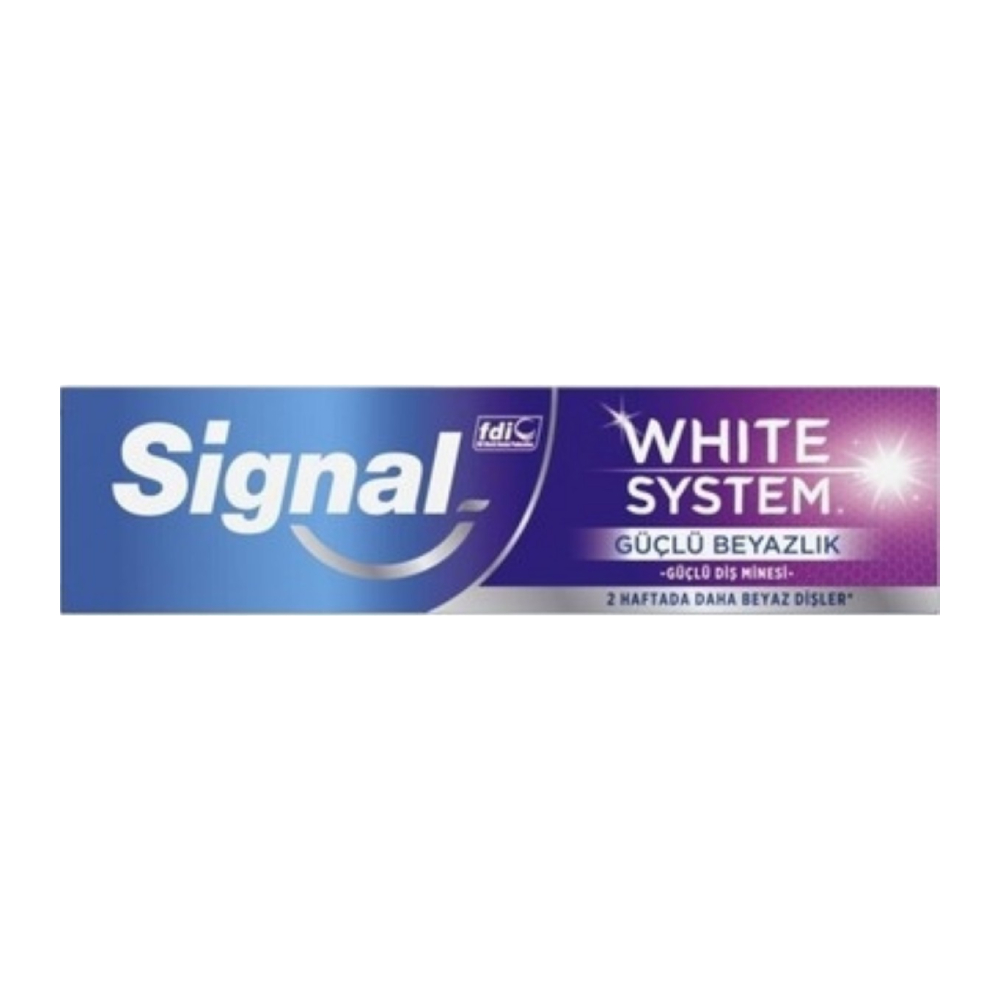 خمیر دندان سفید کننده سیگنال Signal مدل Strong Whiteness حجم 75 میل