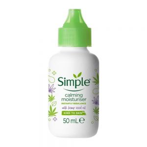 کرم آبرسان و مرطوب کننده پوست سیمپل Simple مدل Calming Moisturiser حجم 50 میل
