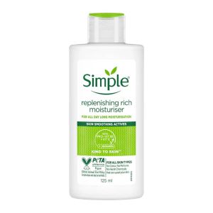 کرم آبرسان پوست سیمپل Simple مدل Replenishing Rich Moisturiser حجم 125 میل