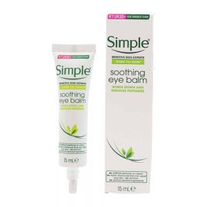 کرم دور چشم ضد پف و تیرگی سیمپل Simple مدل Soothing Eye Balm حجم 15 میل