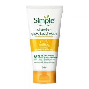 ژل شستشو صورت سیمپل Simple مدل Glow Facial Wash حجم 150 میل