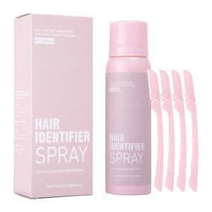 اسپری پودری نمایان کننده مو اسکین بادی SKN Body به همراه 4 عدد تیغ ابرو وزن 144 گرم