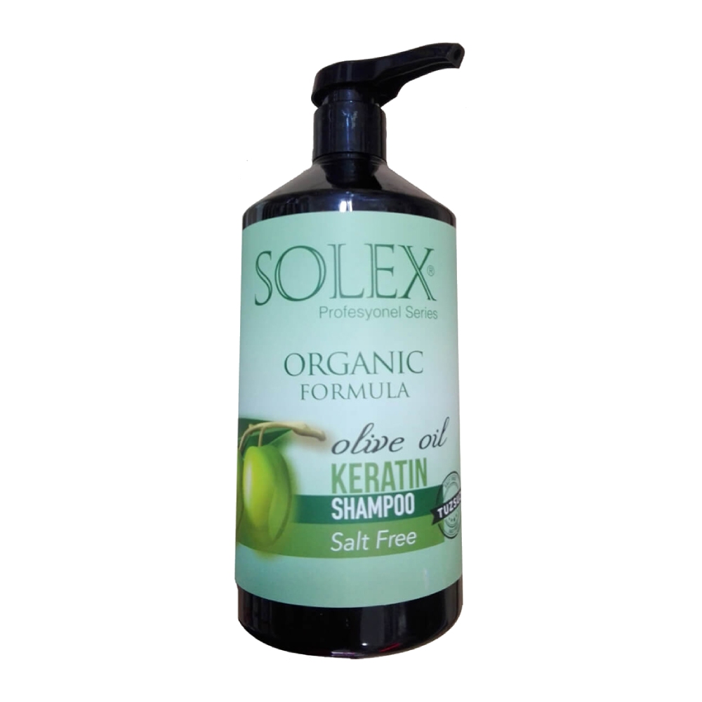 شامپو موی سر Solex سری Profesyonel Series مدل Keratin Olive Oil حاوی روغن زیتون حجم 1000 میل