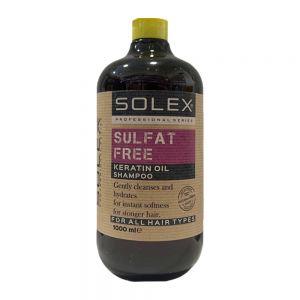 شامپو موی سر Solex مدل Keratin Oil مناسب انواع مو حجم 1000 میل