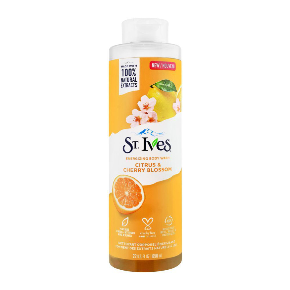 شامپو بدن St. Ives مدل Citrus And Cherry Blossom حجم 650 میل